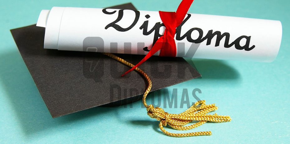 a replacement high school diploma with a hat