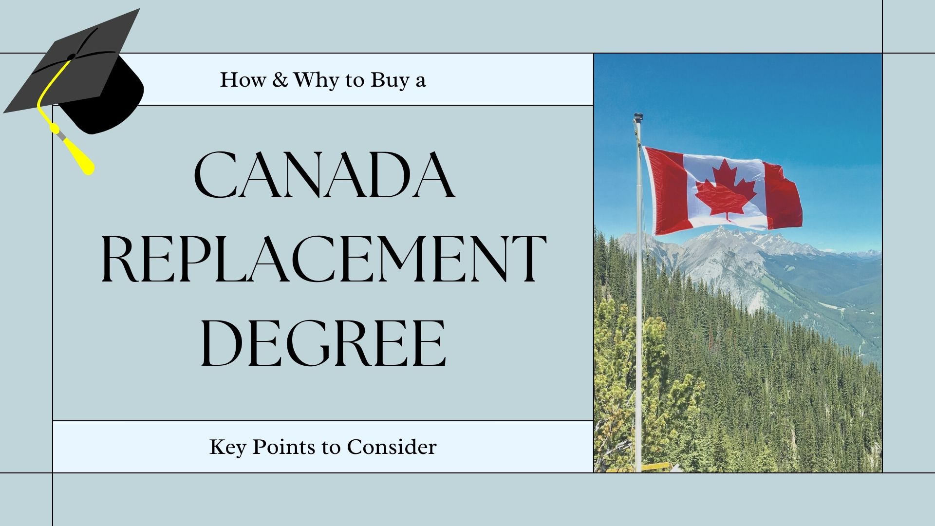 Key Points to Consider Before Buying A Canada Replacement Degree! 1 Canada replacement degree