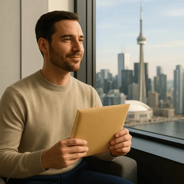 Canadian custom getting a package of custom academic documents from FedEx