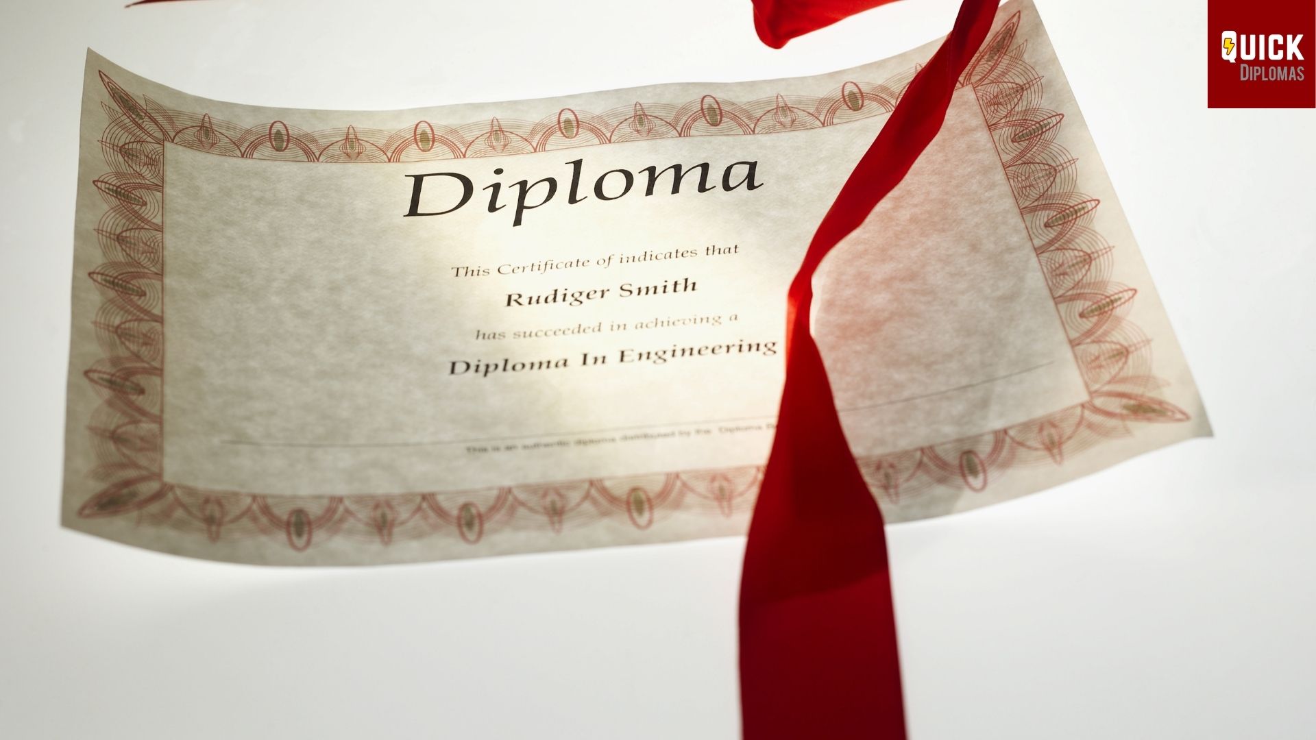 Realistic Diploma Props - Uses and Benefits in Performances 4 diploma with decorative gold border