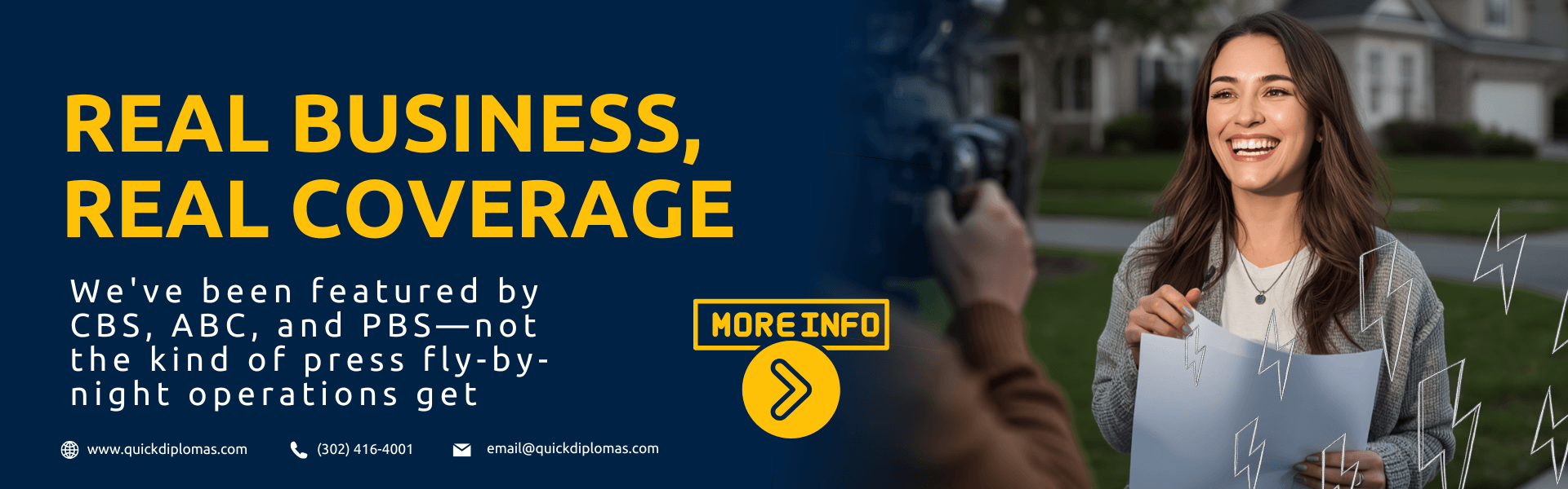 media-coverage-diploma-service-news-outlets Quick Diplomas featured in CBS, ABC, NBC and 200+ national media outlets for diploma replacement services