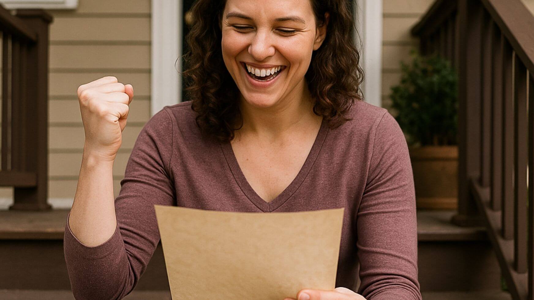 What Is the Difference Between a Novelty and a Fake Diploma? 2 Woman excitedly celebrating her new novelty diploma from Quick Diplomas