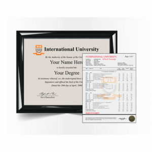 College University Diploma Match with Transcript, International