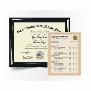 Replacement Master Diplomas and Transcripts