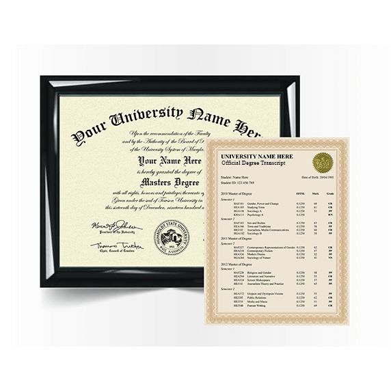 Master Degrees 2 Replacement Master Diplomas and Transcripts