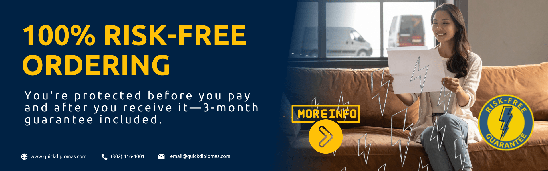 risk-free-diploma-ordering-guarantee 100% risk-free diploma ordering with approval-first payment and 90-day satisfaction guarantee